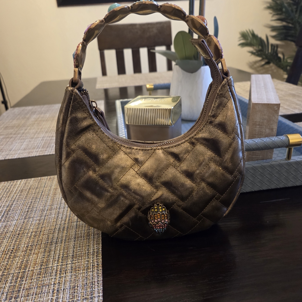 Kurt GEIGER elegant Brown Quilted Women's Bag - Picture 3 of 8